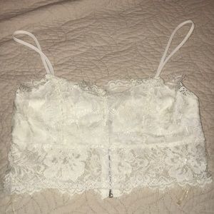 Super cute lace crop top